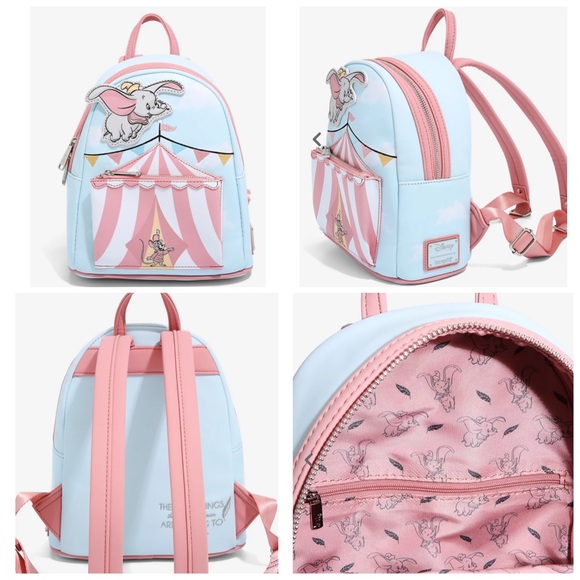 Loungefly Bags Loungefly Dumbo Flying Circus Tent Mini Backpack